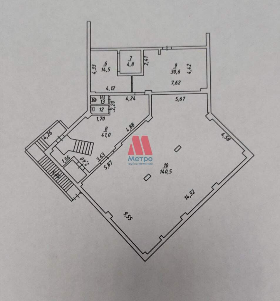 Сдам в аренду помещение свободного назначения 235 м.кв.