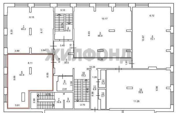 Продам офис 64 м.кв.