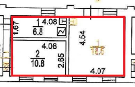 Сдам в аренду помещение свободного назначения 36.1 м.кв.