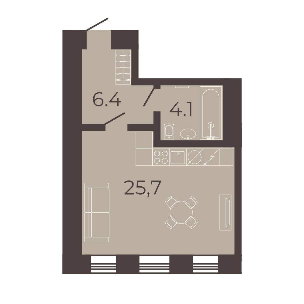 Продам помещение свободного назначения 23 м.кв.