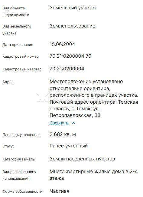 Продам земельный участок 2682 м.кв.