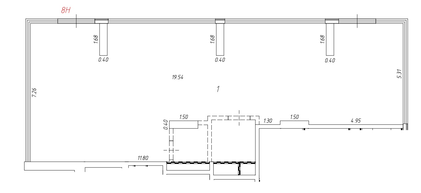 Сдам в аренду помещение свободного назначения 123.9 м.кв.