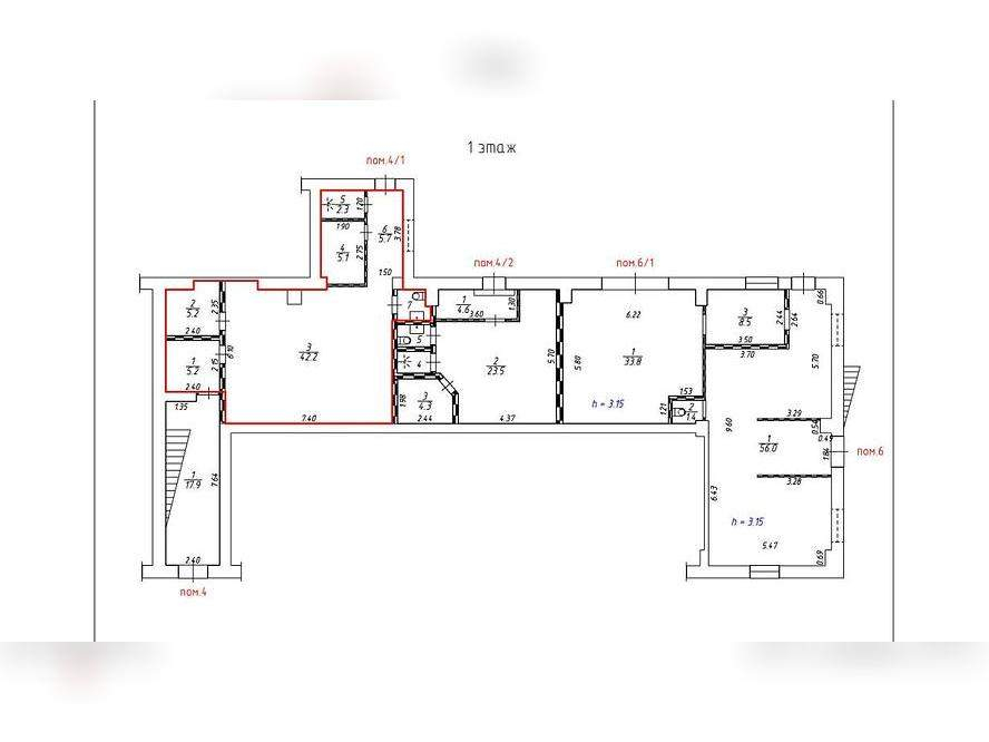 Помещение свободного назначения на продажу в Железногорске, Советской Армии улица, зд44 фото №6