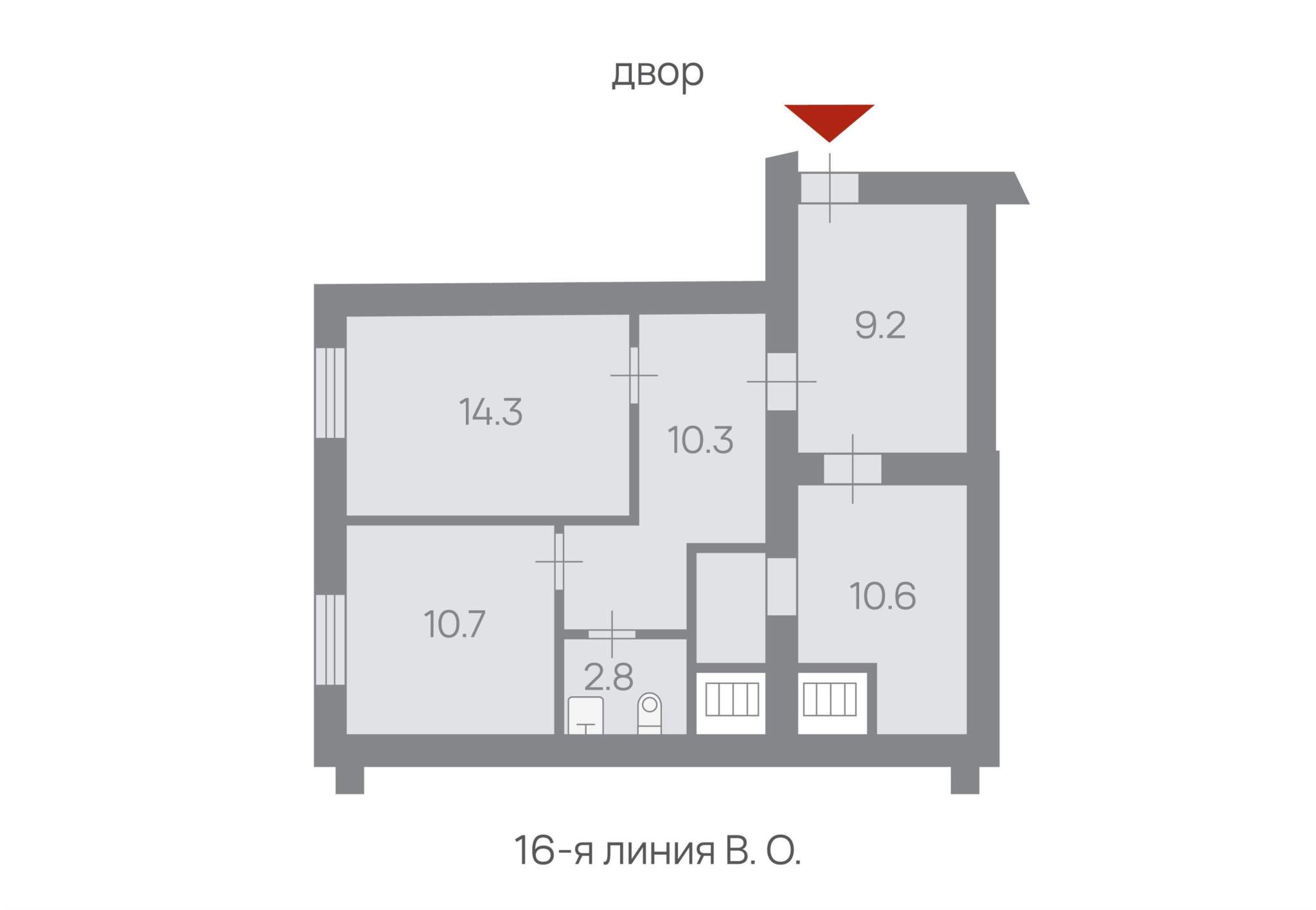 Продам офис 57.9 м.кв.