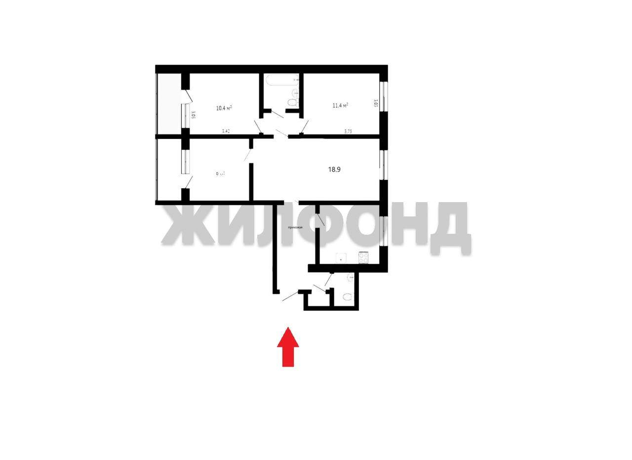 Квартира на продажу в Когалыме, Дружбы Народов улица, 19 фото №21