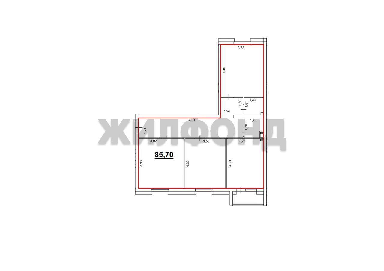 Квартира на продажу в Когалыме, Набережная улица, 7 фото №13