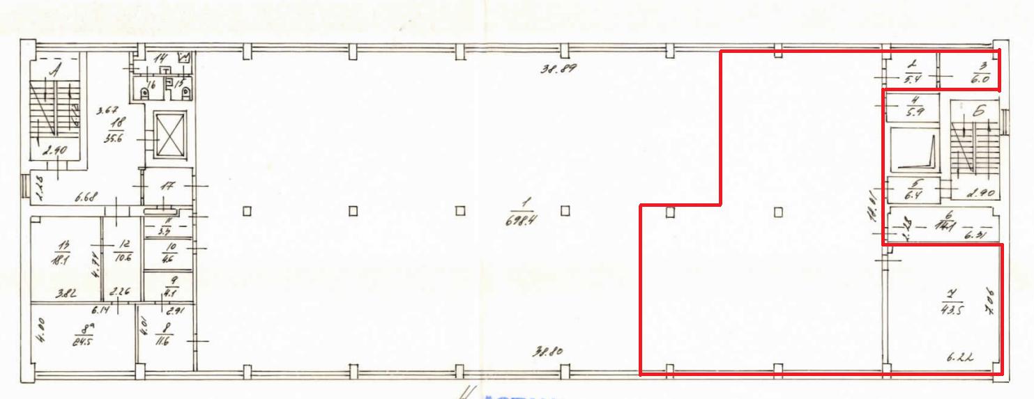 Сдам в аренду помещение свободного назначения 291.2 м.кв.