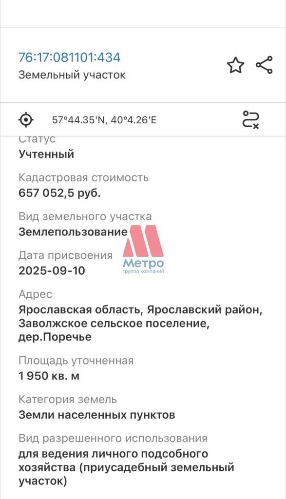 Продам земельный участок 1900 м.кв.
