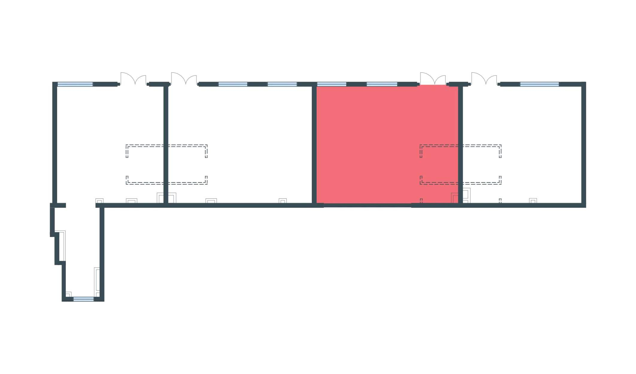 Сдам в аренду помещение свободного назначения 62.6 м.кв.