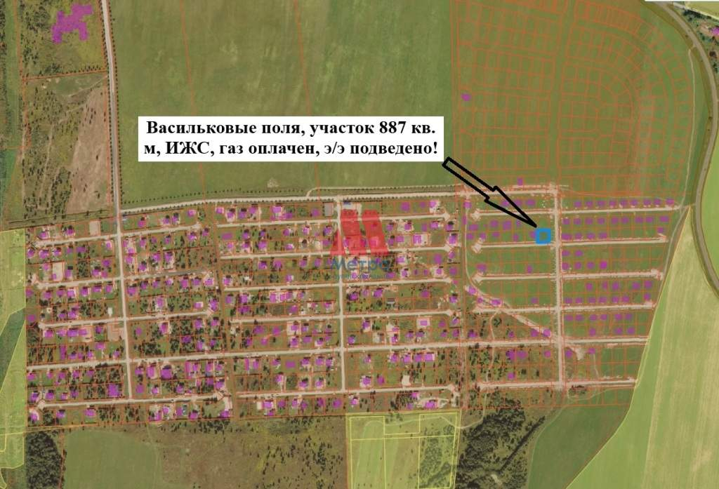Продам земельный участок 900 м.кв.