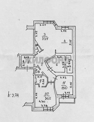 Квартира на продажу в Новокузнецке, Тольятти улица, 62 фото №15