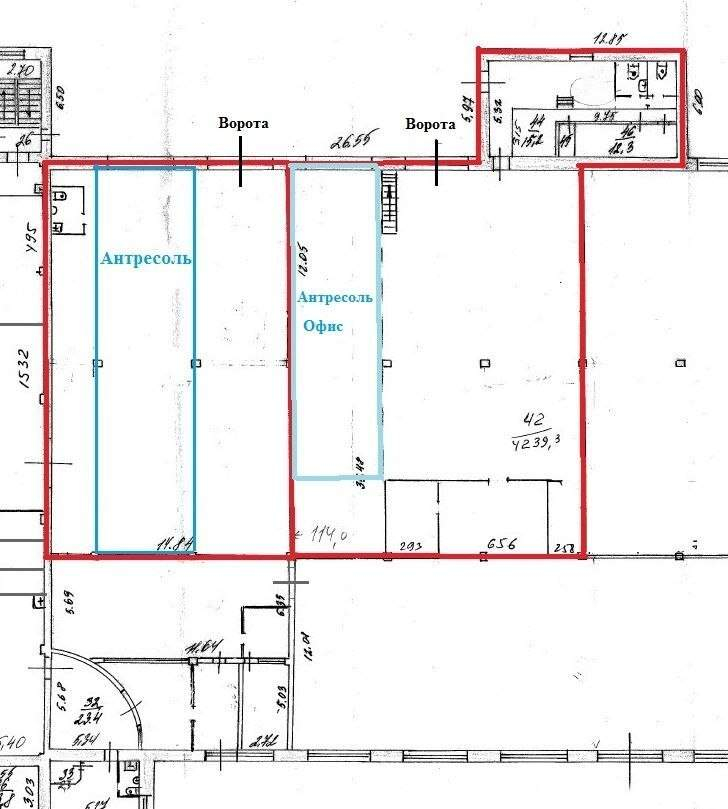 Сдам в аренду склад 1000 м.кв.