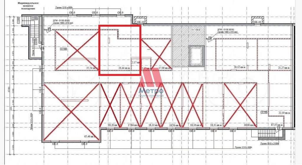 Сдам в аренду помещение свободного назначения 27 м.кв.