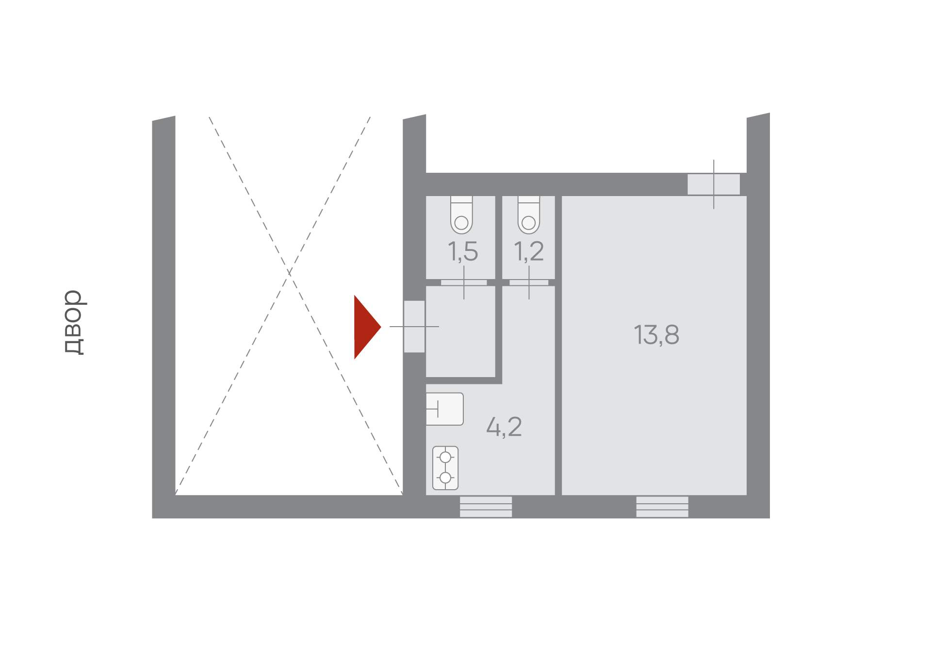 Продам офис 22.2 м.кв.