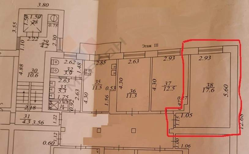 Комната на продажу в Краснодаре, Московская улица, 72 фото №10