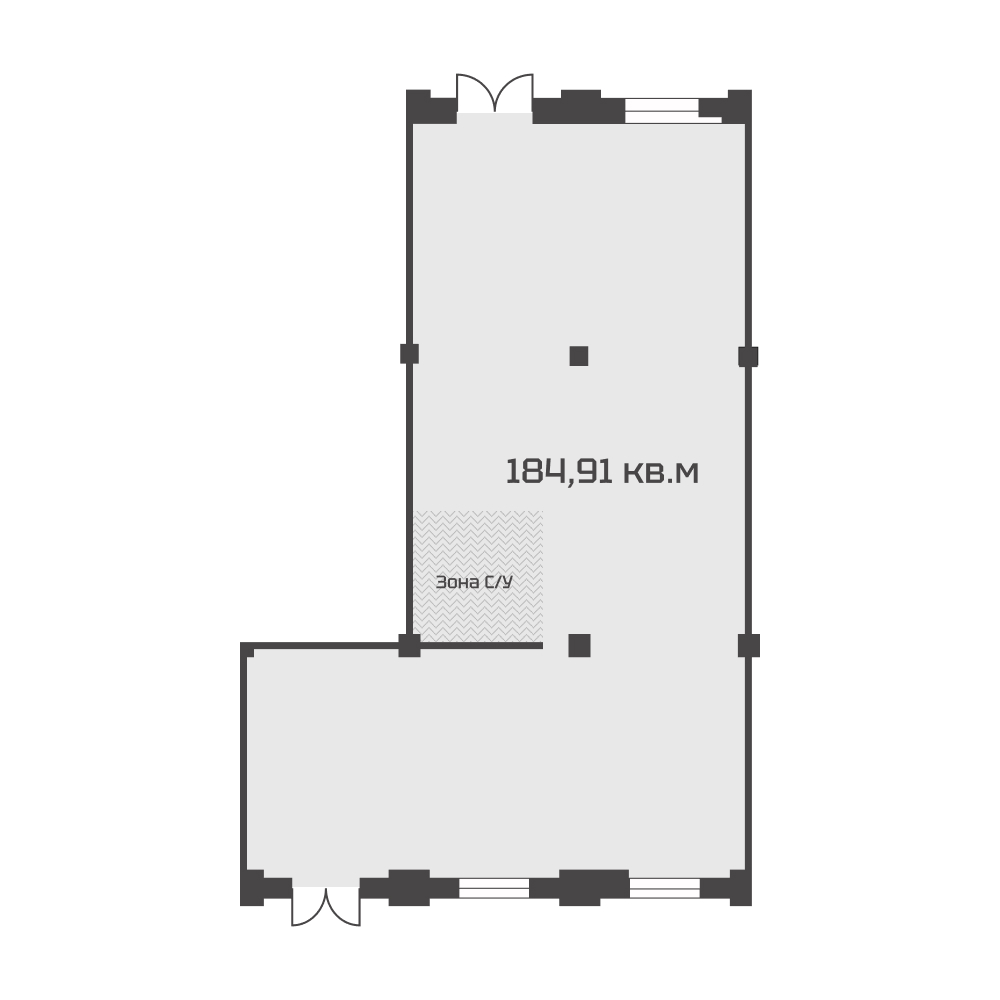 Продам помещение свободного назначения 184.9 м.кв.