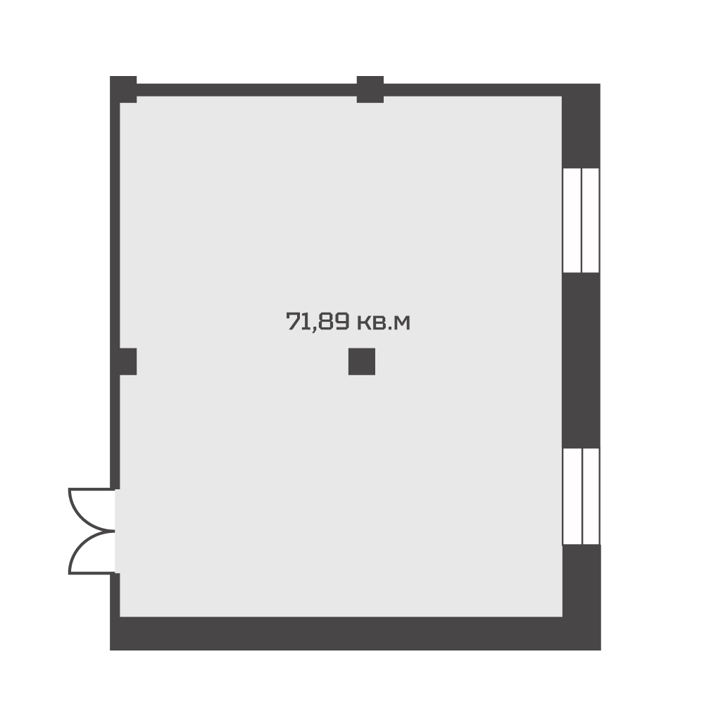 Продам офис 71.9 м.кв.