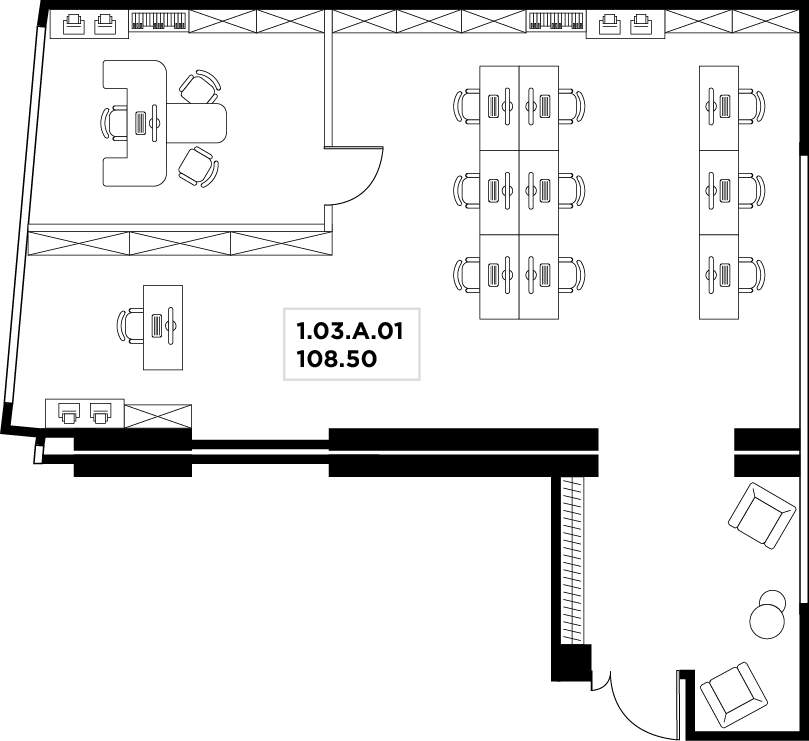 Продам офис 108.5 м.кв.