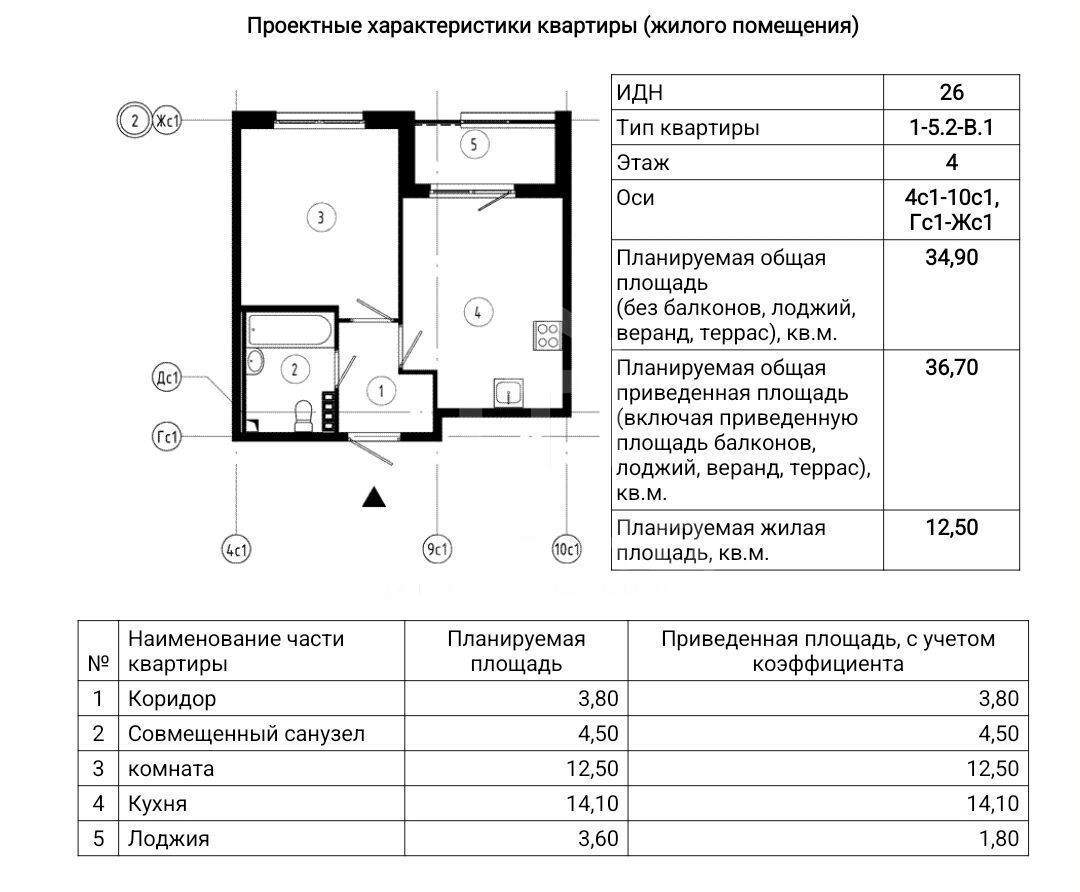 Квартира на продажу в посёлке Шушары, Соколиная улица, 5 фото №15