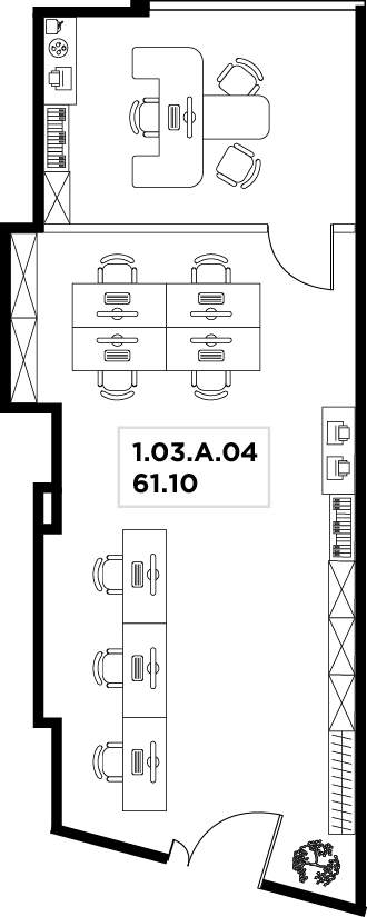 Продам офис 61.1 м.кв.