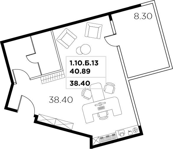 Продам офис 46.7 м.кв.