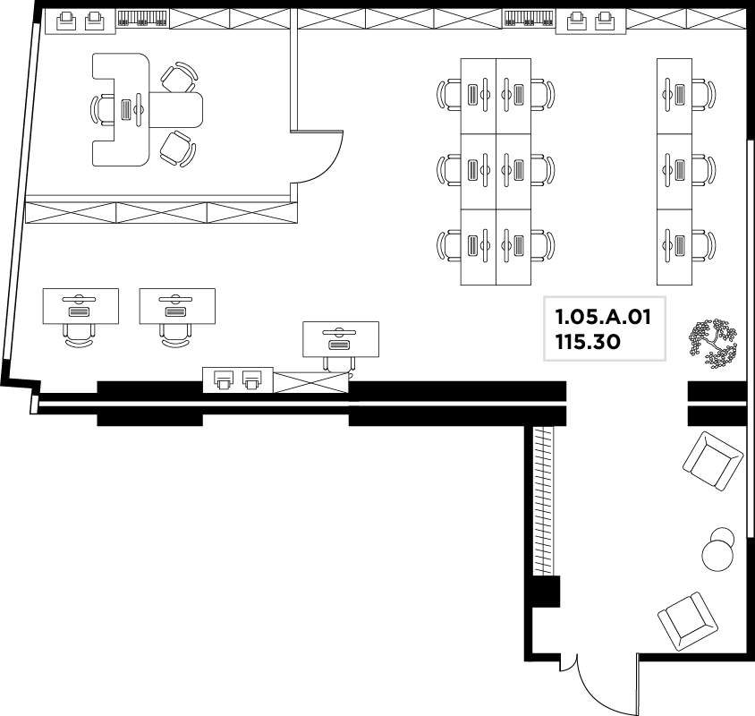 Продам офис 115.3 м.кв.