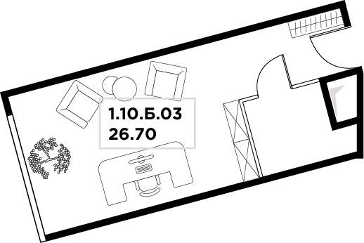 Продам офис 26.7 м.кв.