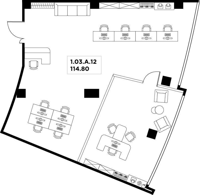 Продам офис 114.8 м.кв.