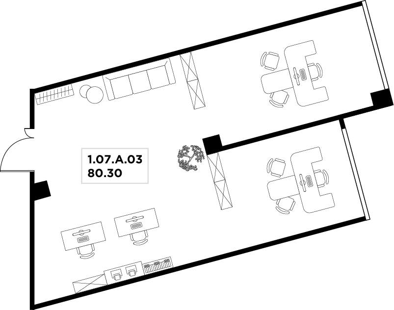 Продам офис 80.3 м.кв.