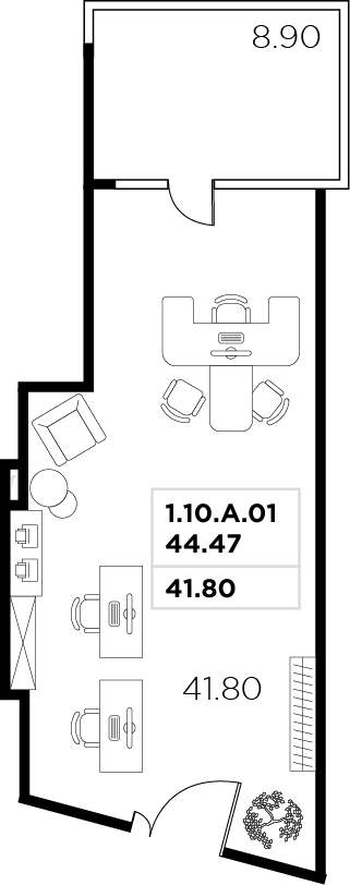Продам офис 50.7 м.кв.