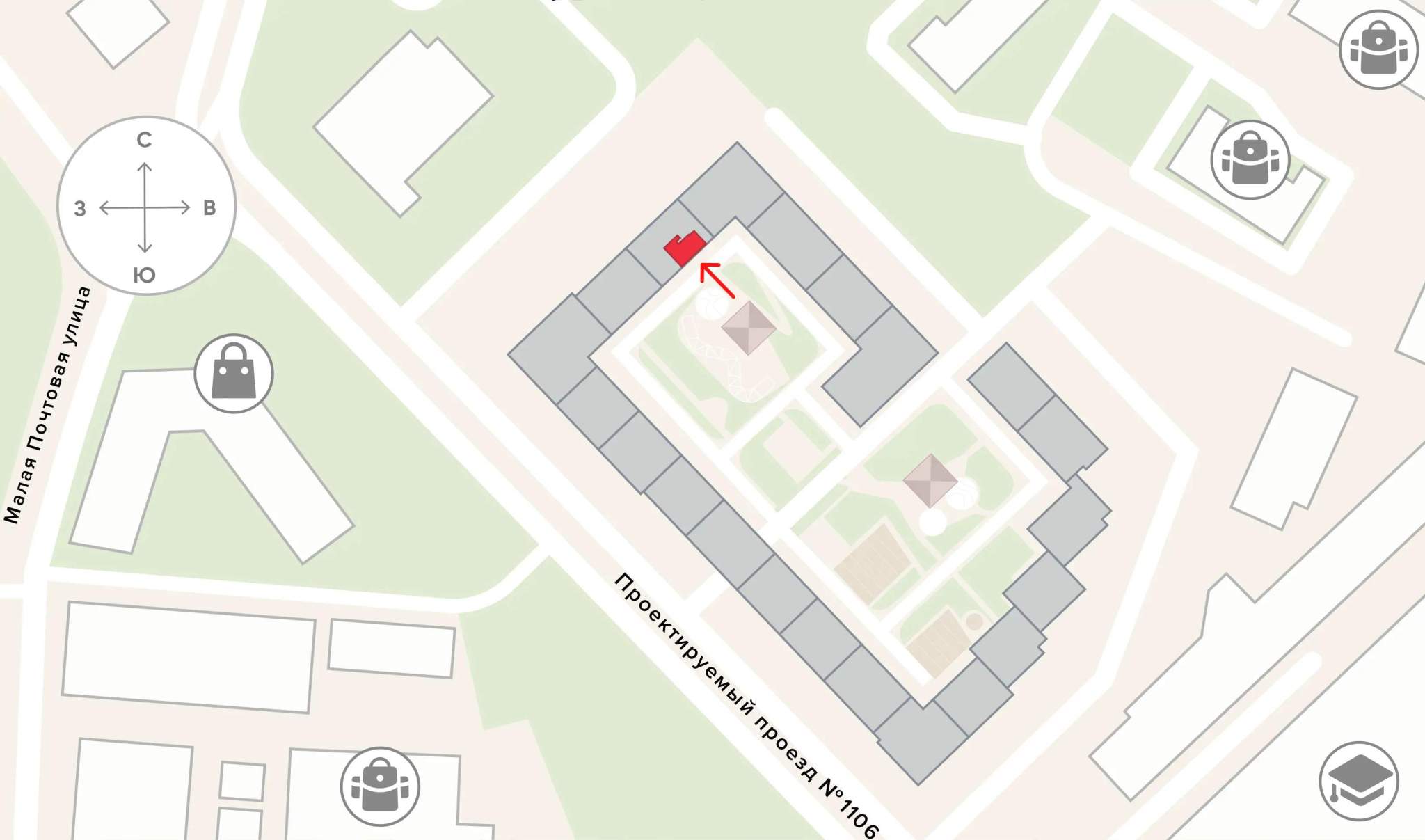 Сдам в аренду помещение свободного назначения 76.3 м.кв.