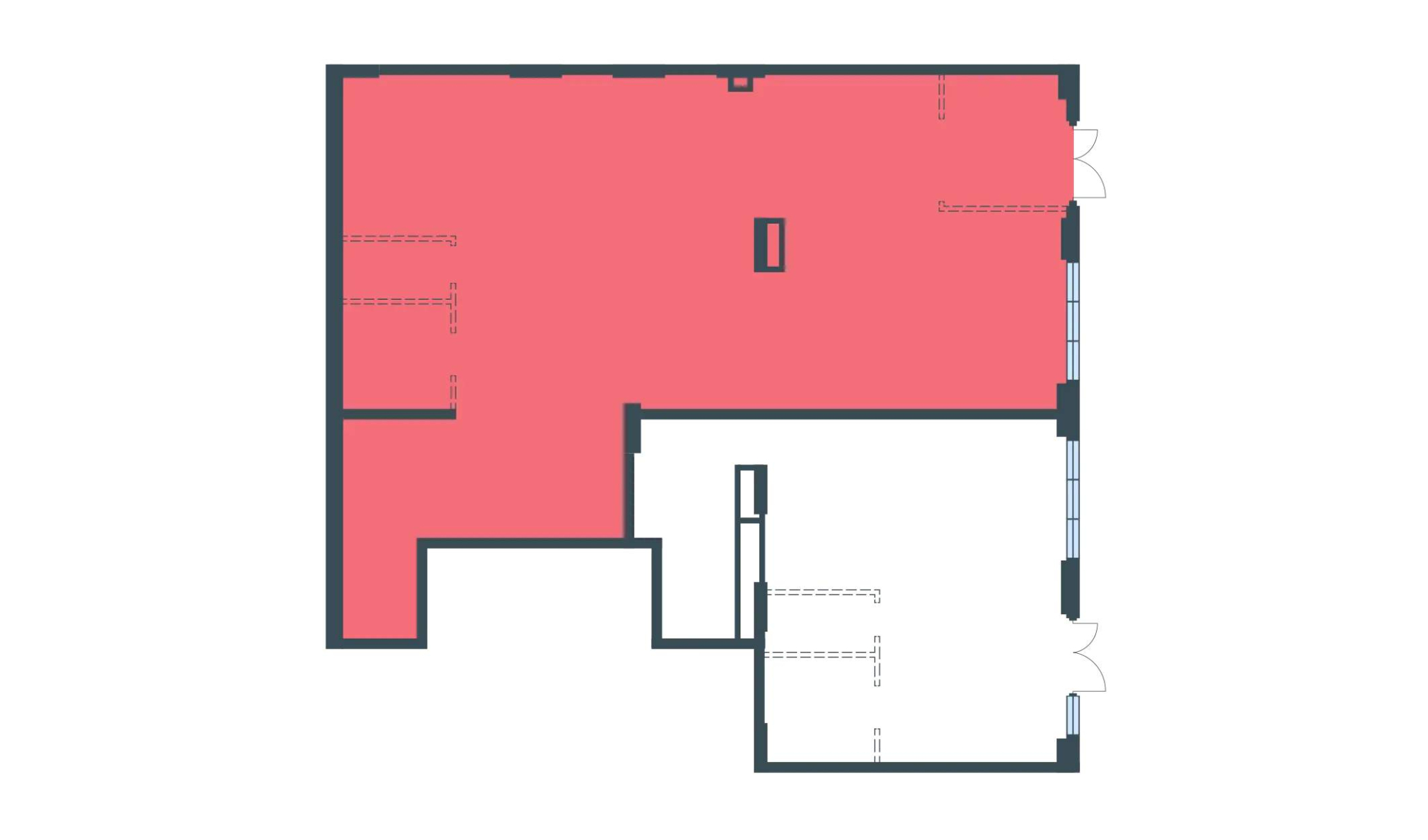 Сдам в аренду помещение свободного назначения 121.3 м.кв.