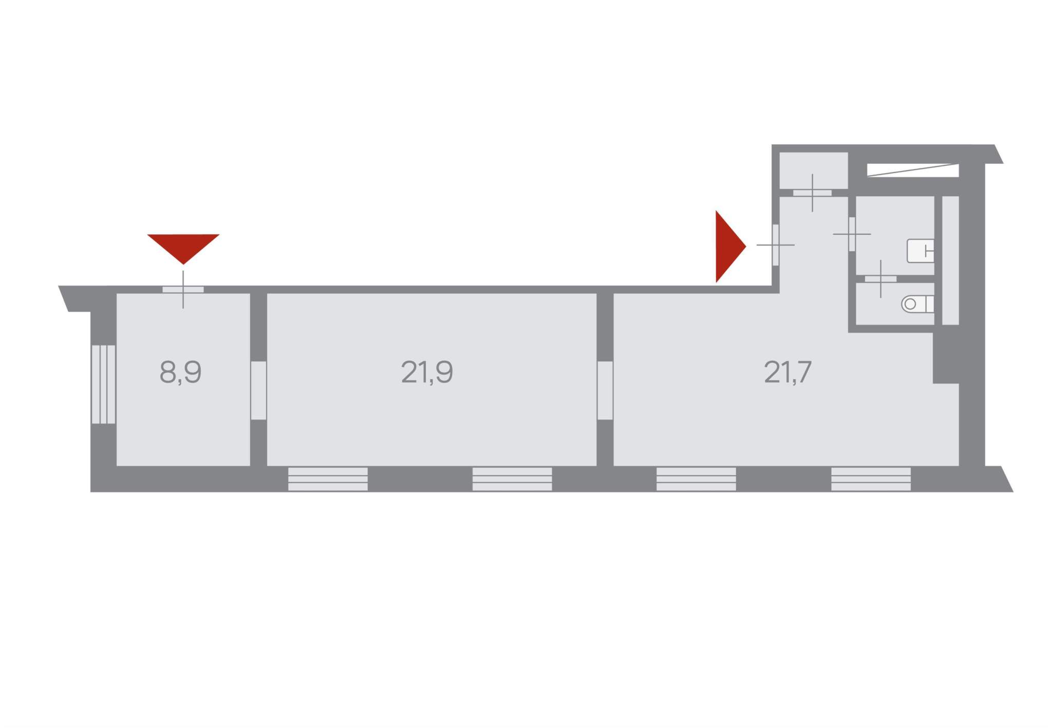 Продам офис 57.7 м.кв.
