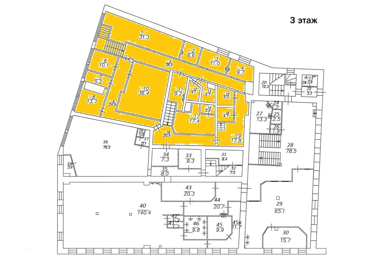 Сдам в аренду помещение свободного назначения 317.3 м.кв.