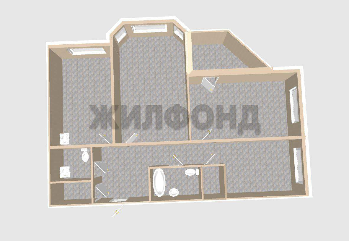 Квартира на продажу в Барнауле, Папанинцев улица, 134 фото №0