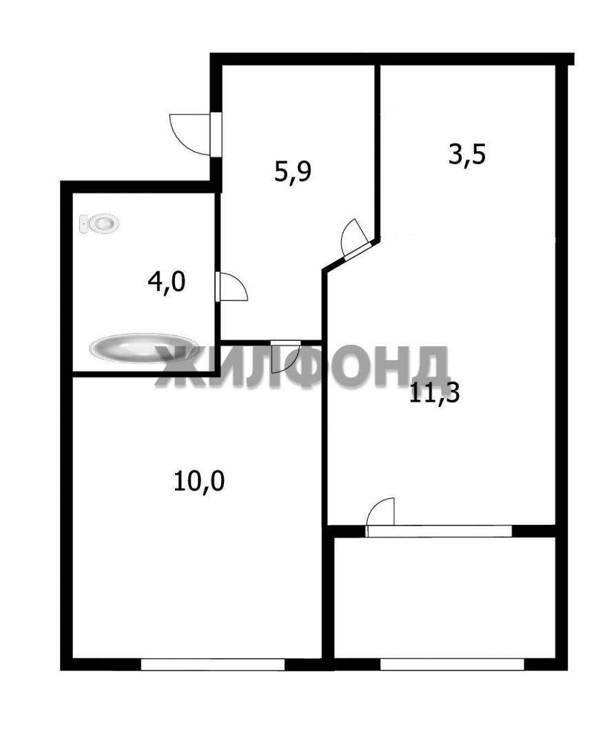 Квартира на продажу в Барнауле, Павловский тракт, 60бк1 фото №11