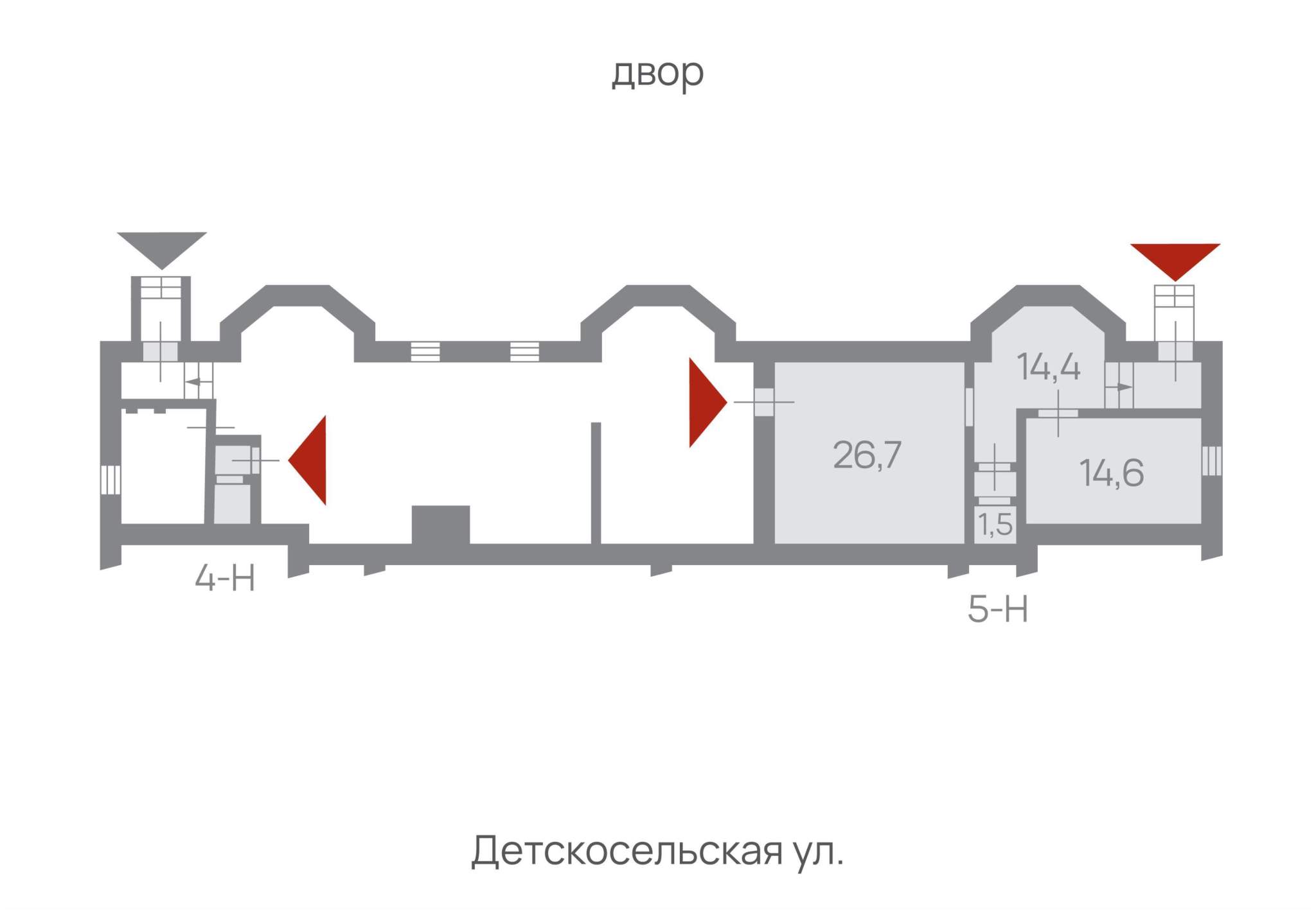 Продам офис 1.7 м.кв.