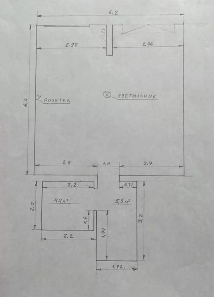 Сдам в аренду помещение свободного назначения 49.5 м.кв.