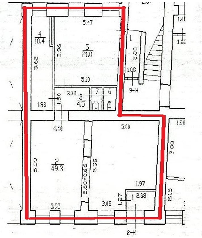 Сдам в аренду помещение свободного назначения 90.9 м.кв.