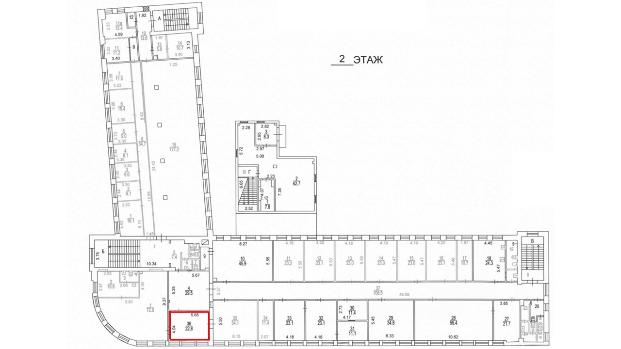 Сдам в аренду офис 25.6 м.кв.