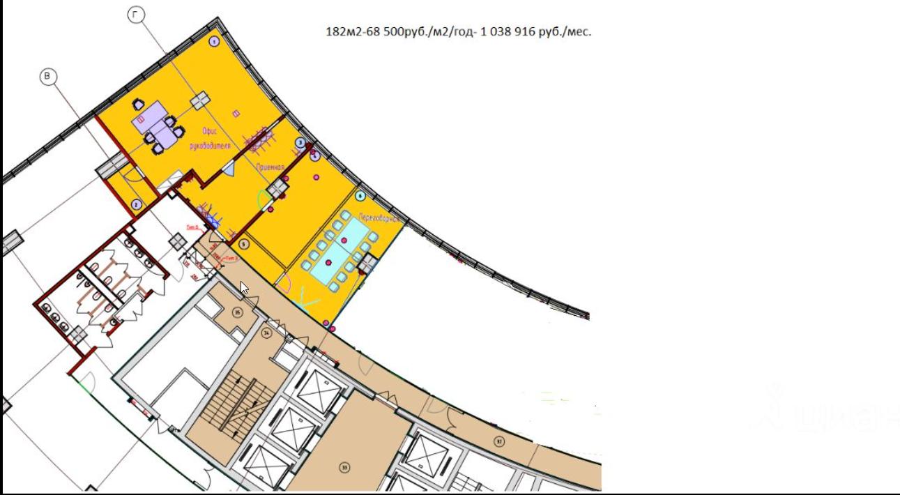 Сдам в аренду офис 182 м.кв.