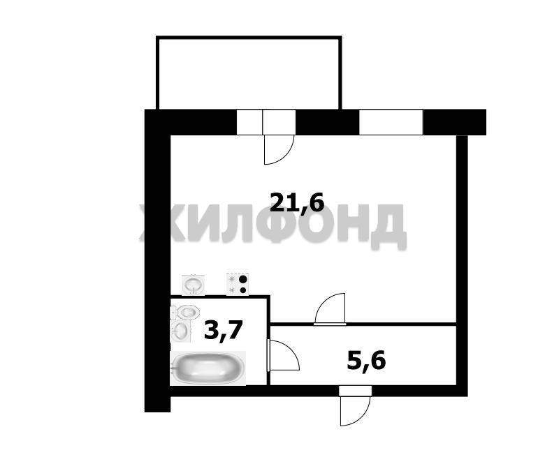 Квартира на продажу в Красноярске, Караульная улица, 38 фото №16
