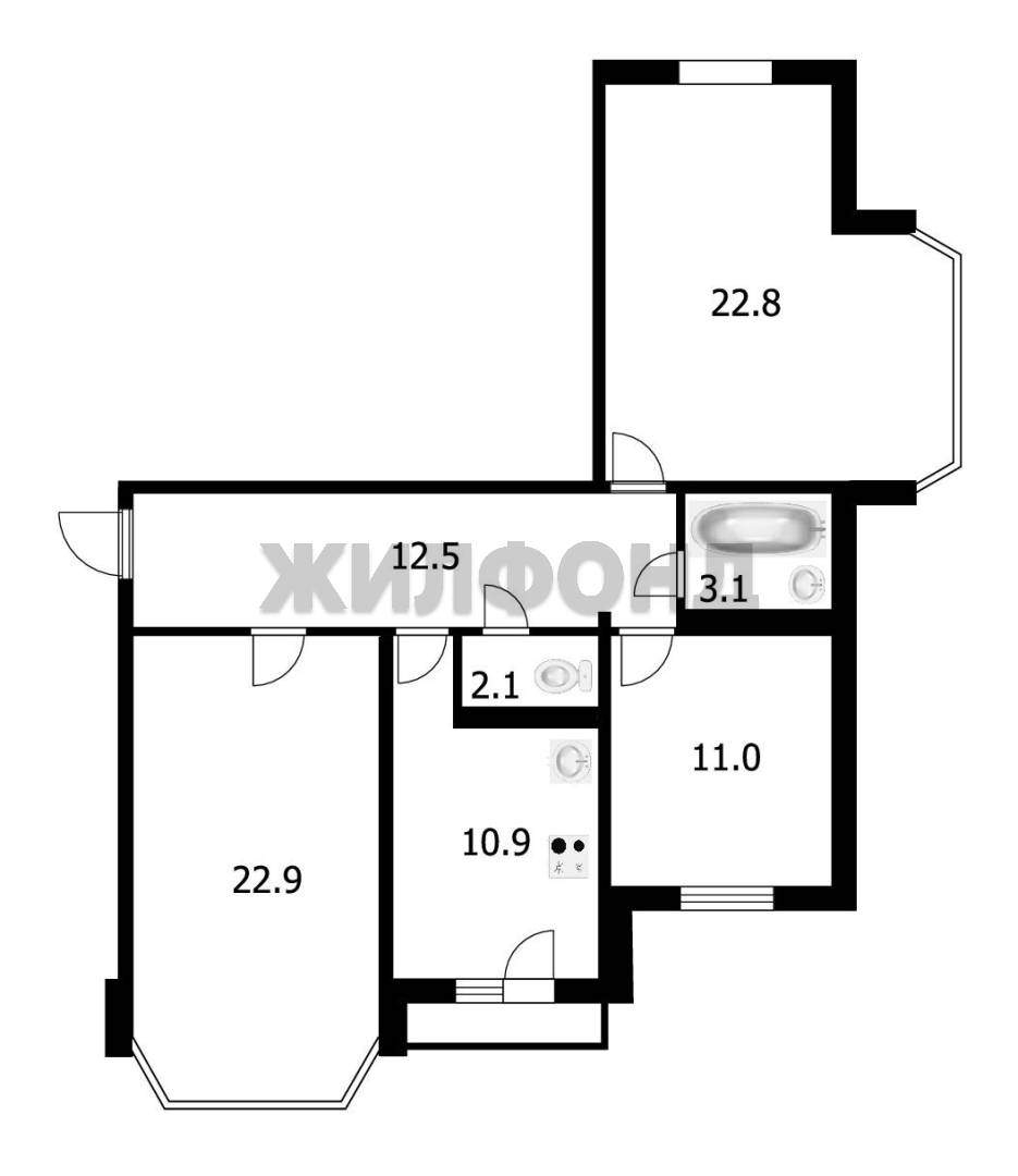 Квартира на продажу в Иркутске, Шмидта улица, 40 фото №10
