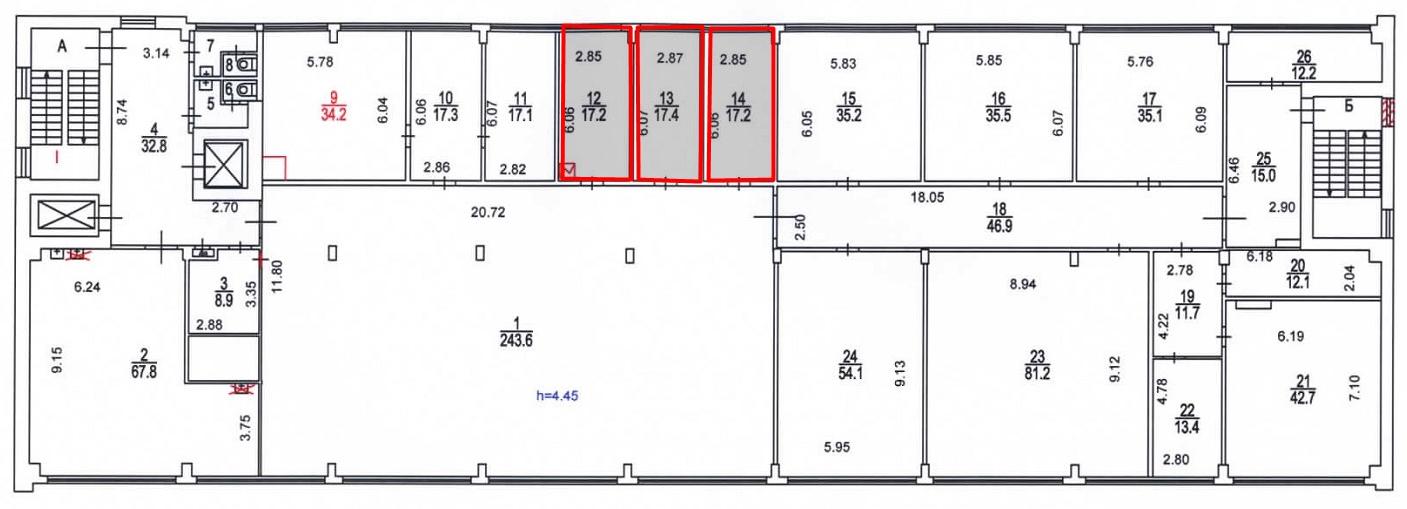 Сдам в аренду офис 58 м.кв.