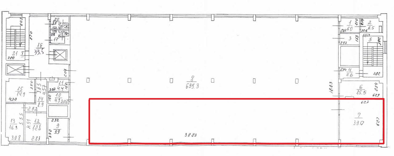 Сдам в аренду помещение свободного назначения 295.7 м.кв.