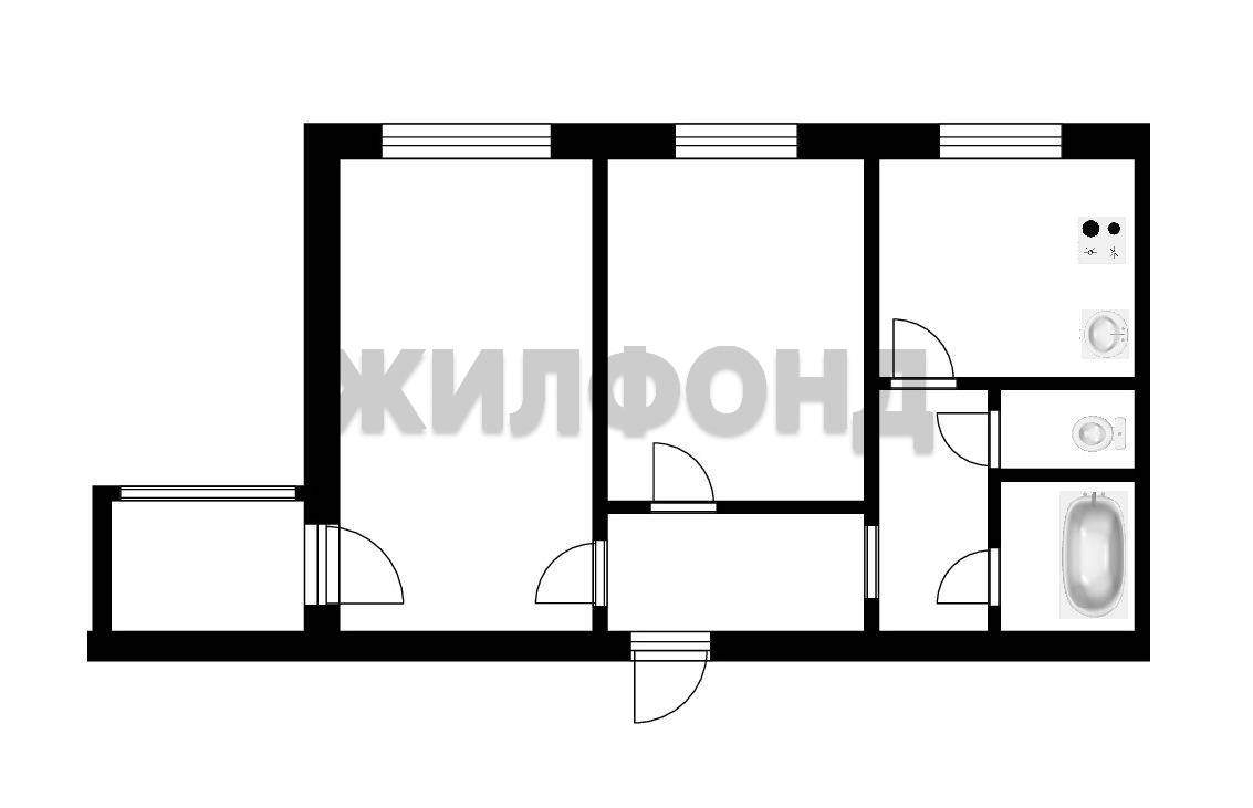 Квартира на продажу в Барнауле, Гущина улица, 167 фото №7