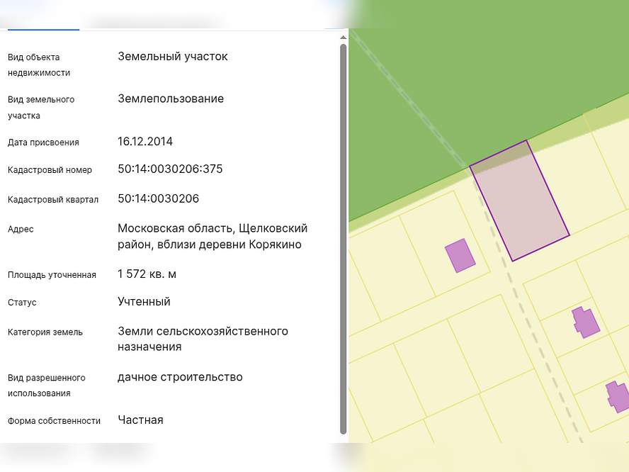 Продам земельный участок 1572 м.кв.
