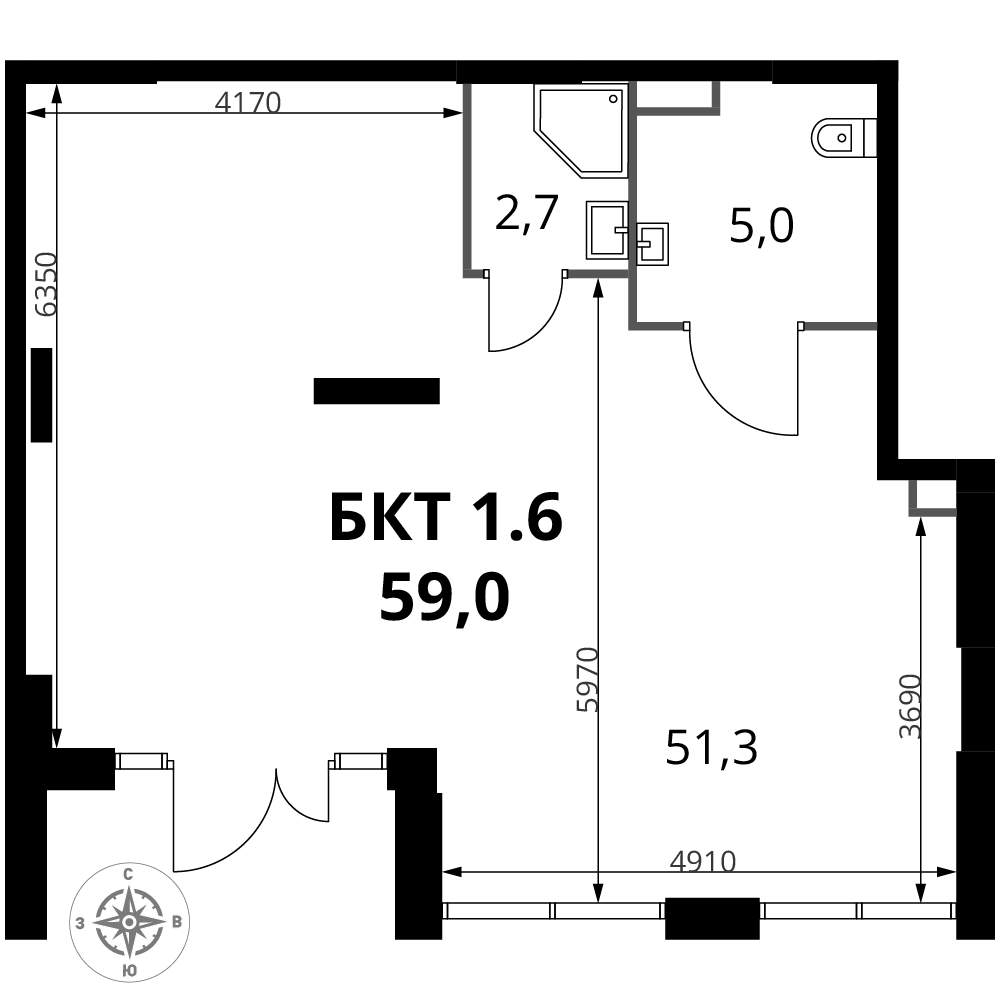 Продам помещение свободного назначения 59 м.кв.