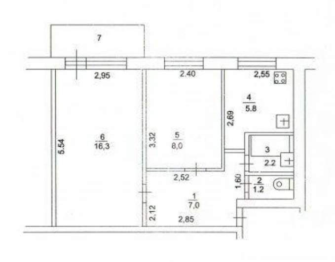 Квартира на продажу в Нефтекамске, Ленина улица, 3Б фото №6