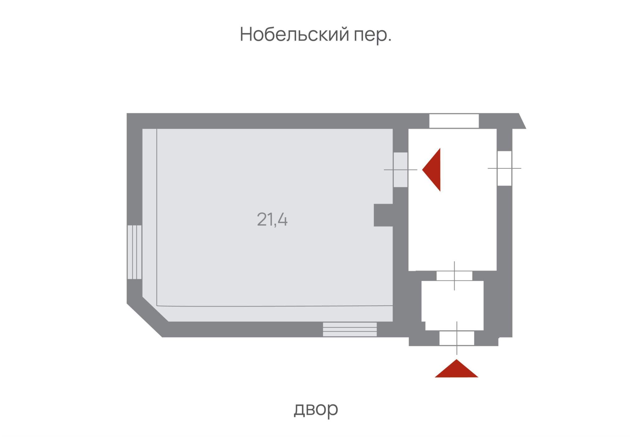 Продам офис 21.4 м.кв.